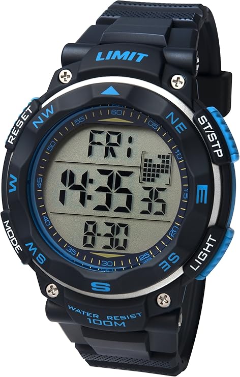 Limit Pro XR Men's Digital Watch with LCD Dial Digital Display and Navy Plastic Strap
