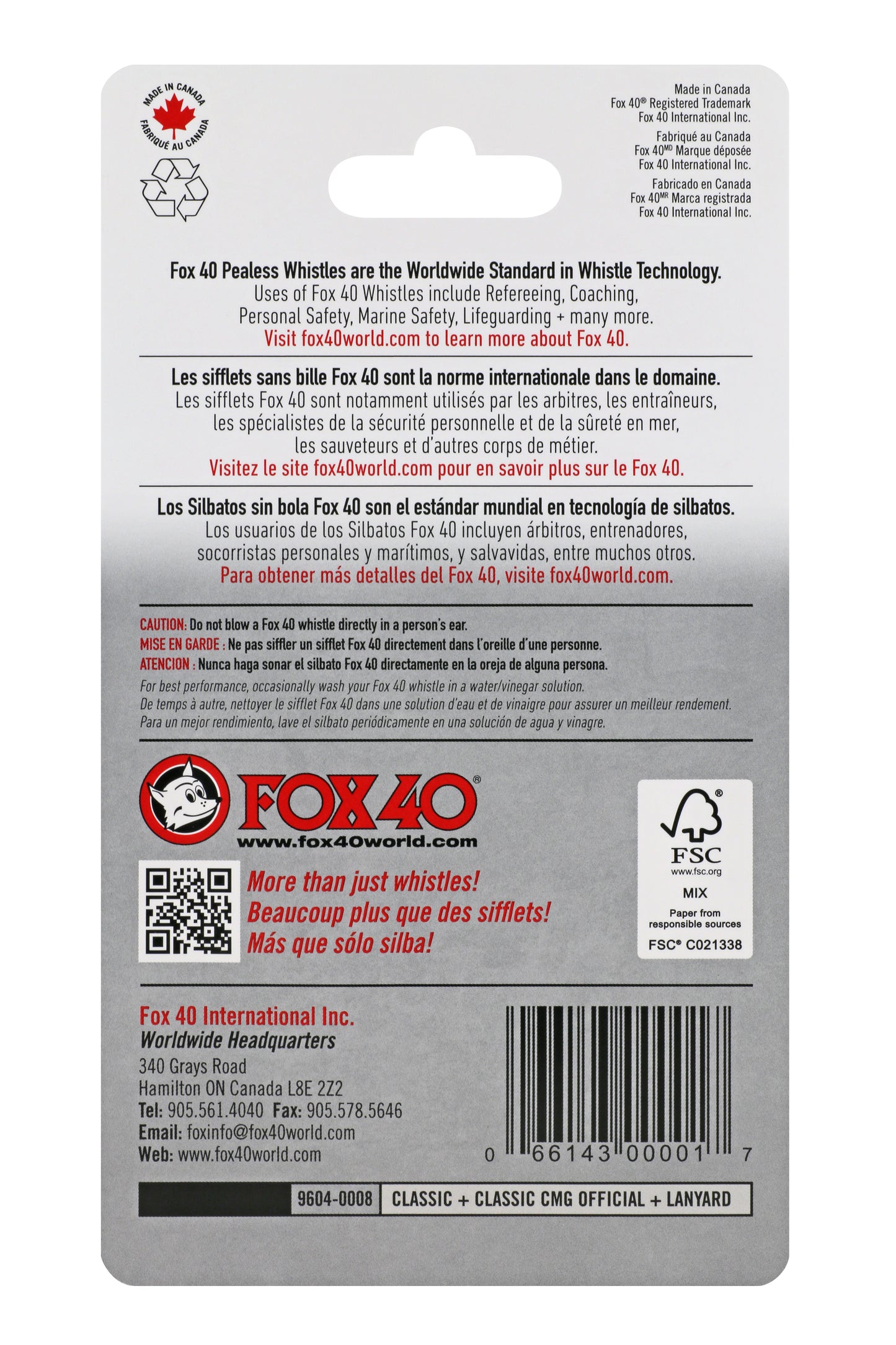 Fox 40 Whistles - Twin Pack