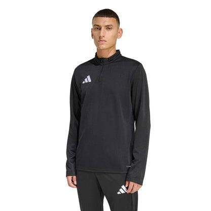 adidas Entrada 26 Slim-Fit 1/4-Zip Training Top (Black)