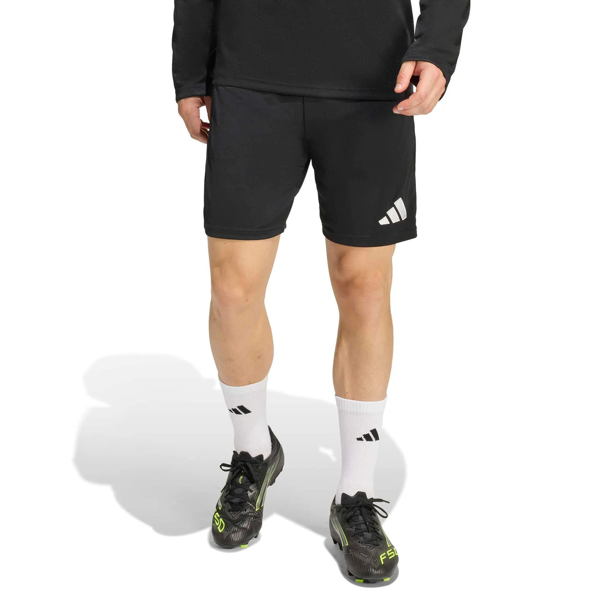 adidas Entrada 26 Zip-Pocket Training Shorts (Black)