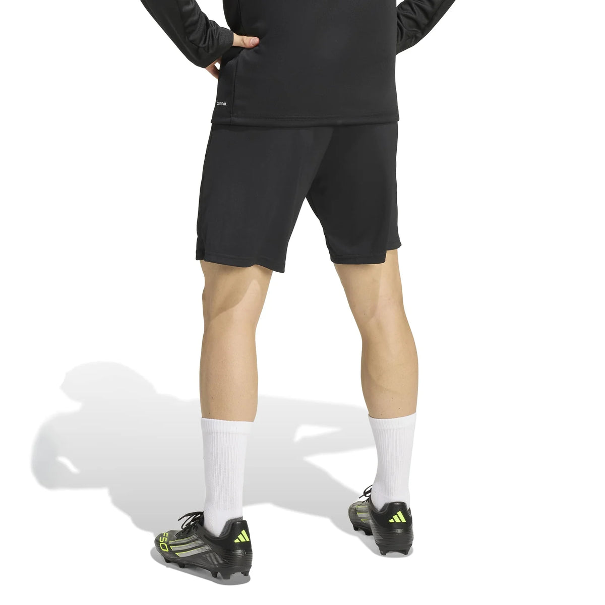 adidas Entrada 26 Zip-Pocket Training Shorts (Black)