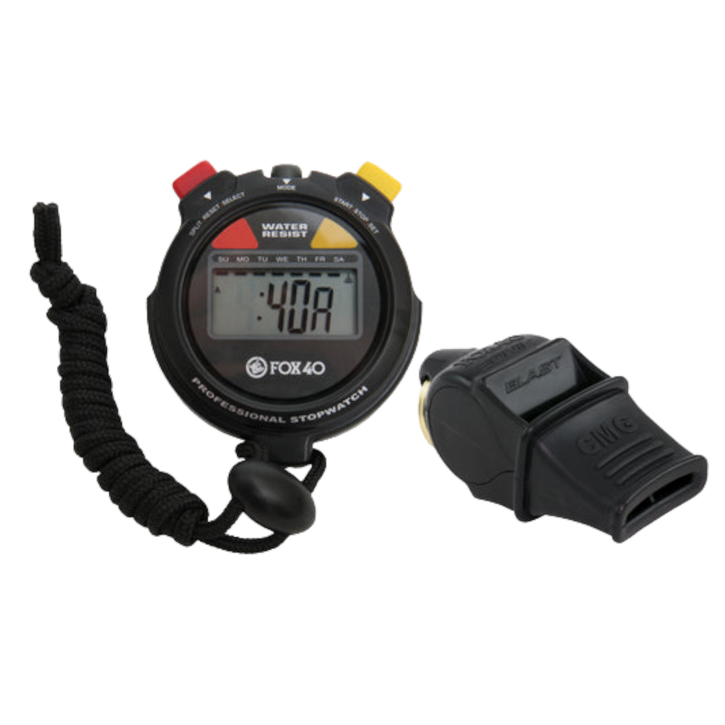 Fox 40 Whistle and Stopwatch