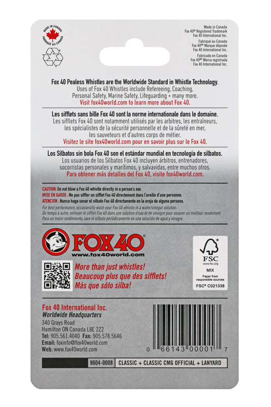 Fox 40 Whistles - Twin Pack