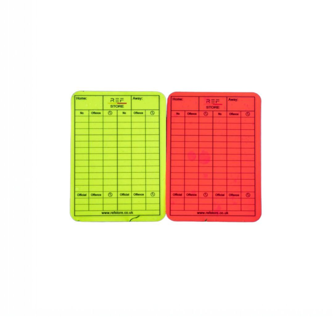 Reusable Referee Stickers for Red & Yellow Cards – REFSTORE