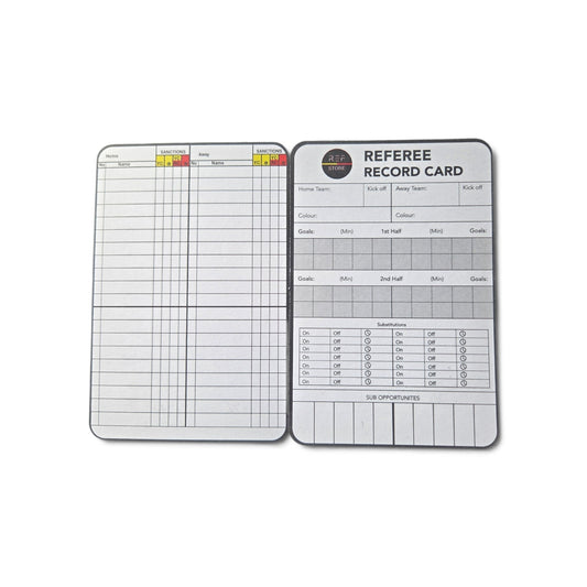 RefStore Match Record Cards - 7 Substitutions [50's]