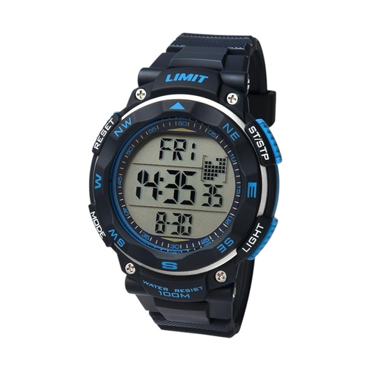 Limit Pro XR Men's Digital Watch with LCD Dial Digital Display and Navy Plastic Strap