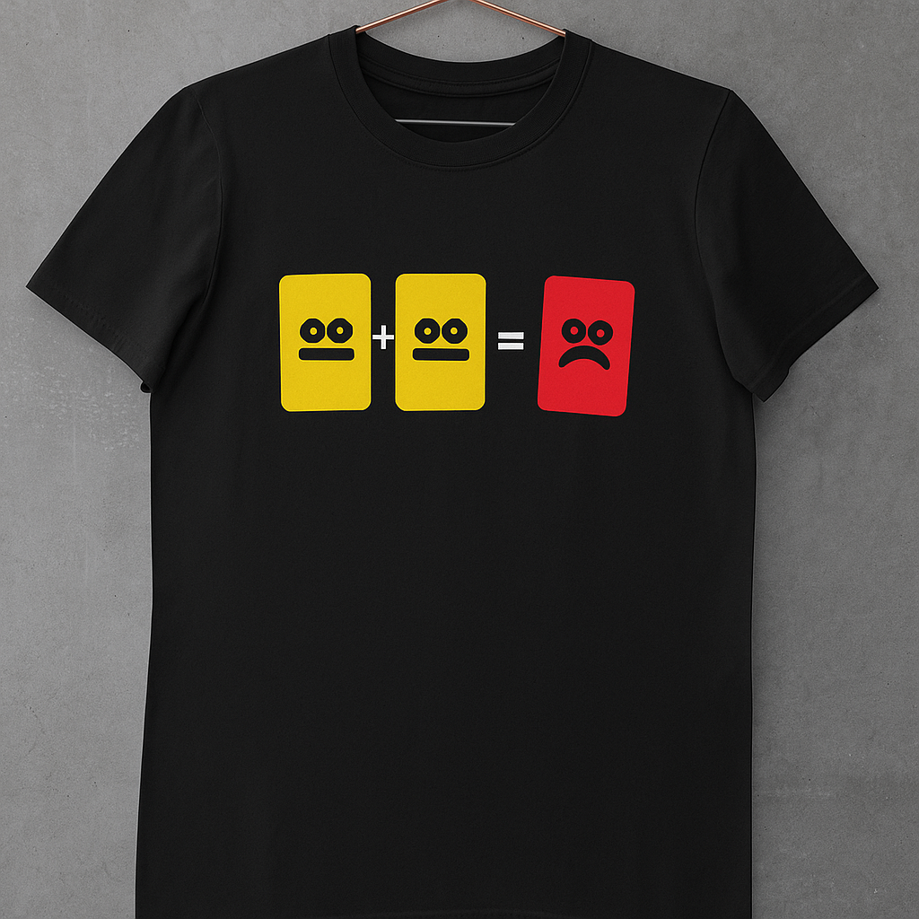 T-Shirt - Two Yellows = Red
