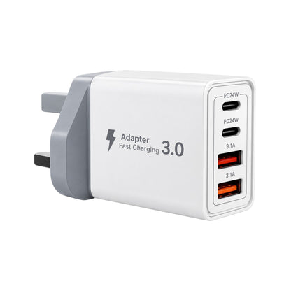 4-Port USB Charging Plug