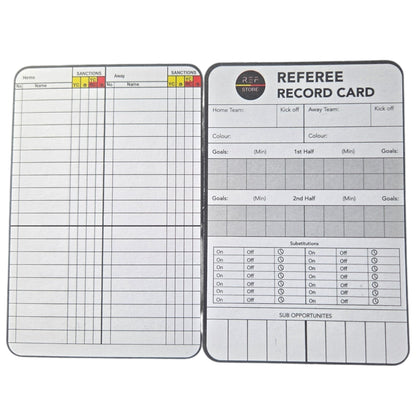 RefStore Match Record Cards - 7 Substitutions [50's]
