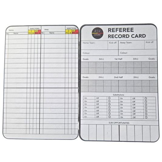 RefStore Match Record Cards - 7 Substitutions [50's]